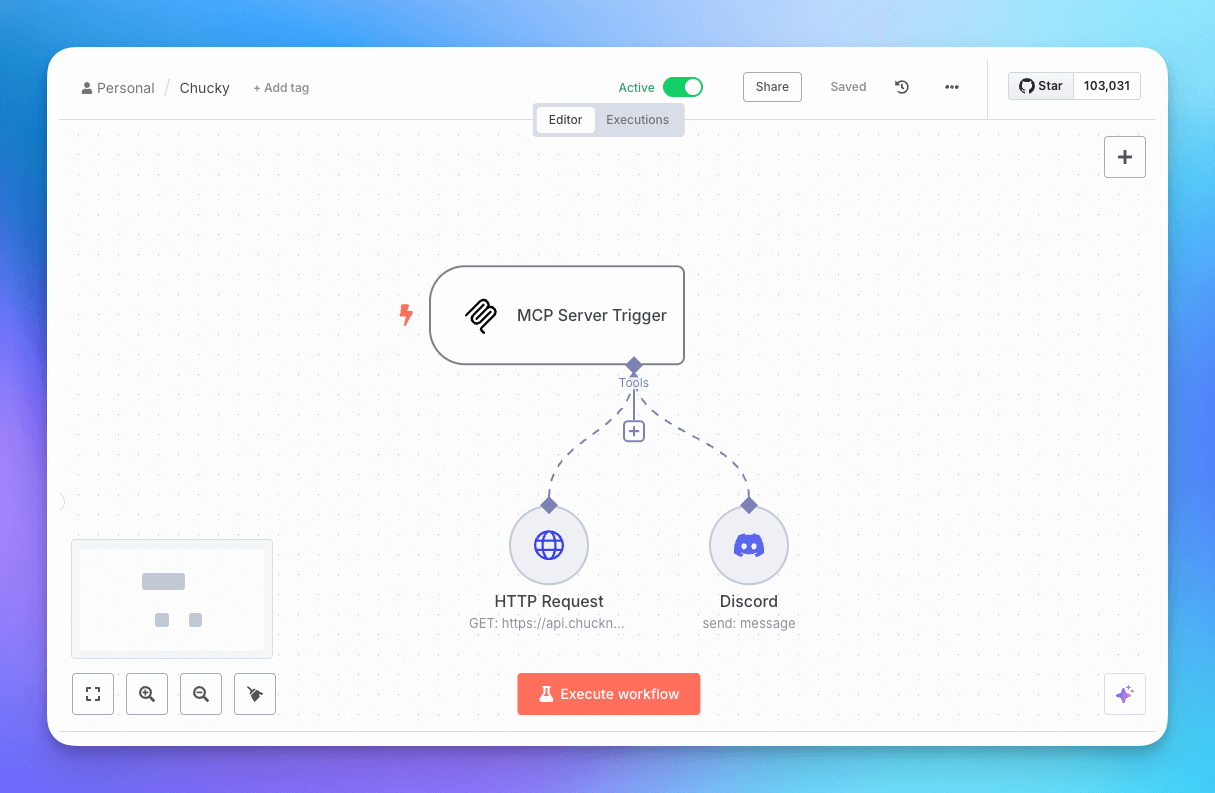 example n8n mcp server trigger workflow