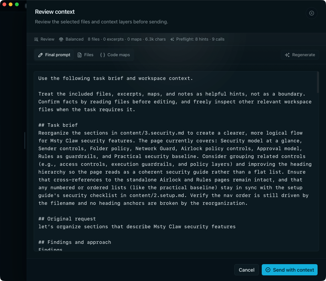 Context Scout preview